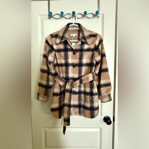 Ann Taylor Plaid Coat